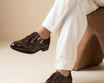 Vintage 60s Florsheim Imperial Wingtip Shoes Golden Harvest  display picture 2