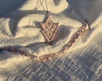 pastellfarbenes Miyuki-Schmuckset