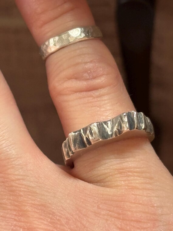 Misty Mountain Stackable Sterling Silver Ring Siz… - image 4