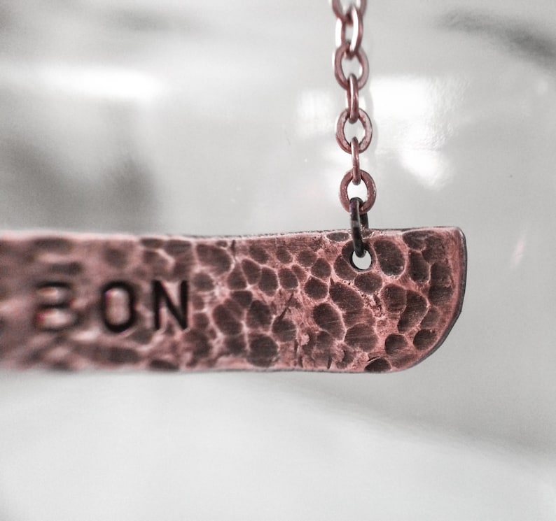 Rustic Metal Decanter Label Custom Copper Sign Etsy