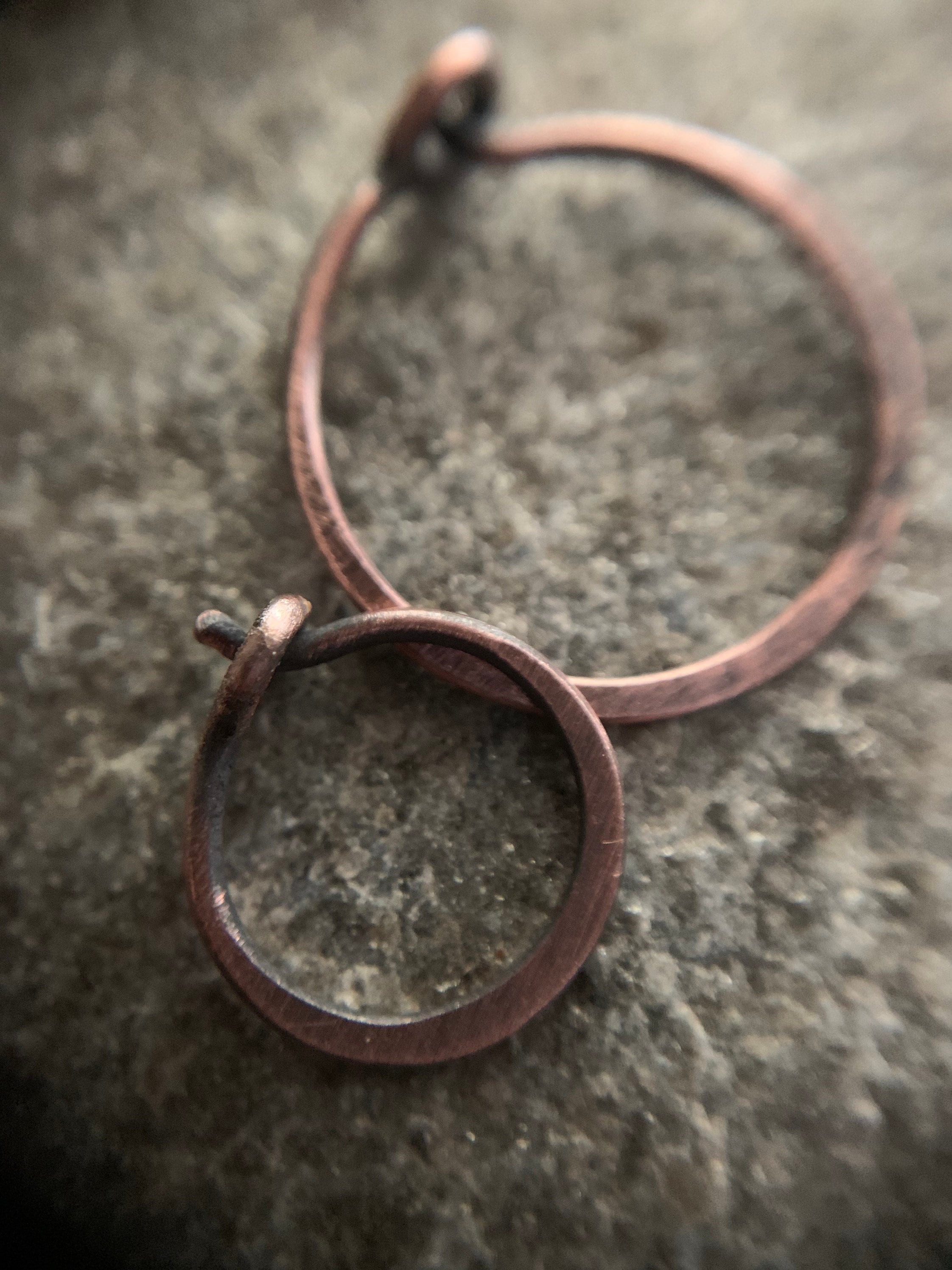 Mens copper best sale earrings
