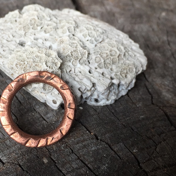 Copper Wedding Ring Etsy