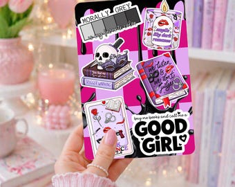 Kindle Insert | Holographic Cardstock Inserts for Kindle | Kindle Stickers | Kindle Aesthetic | Kindle Accessories | Good Girl Design