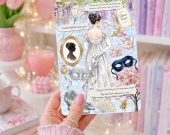 Kindle Insert | Holographic Cardstock Inserts for Kindle | Kindle Stickers | Kindle Aesthetic | Kindle Accessories | Masquerade Ball Design