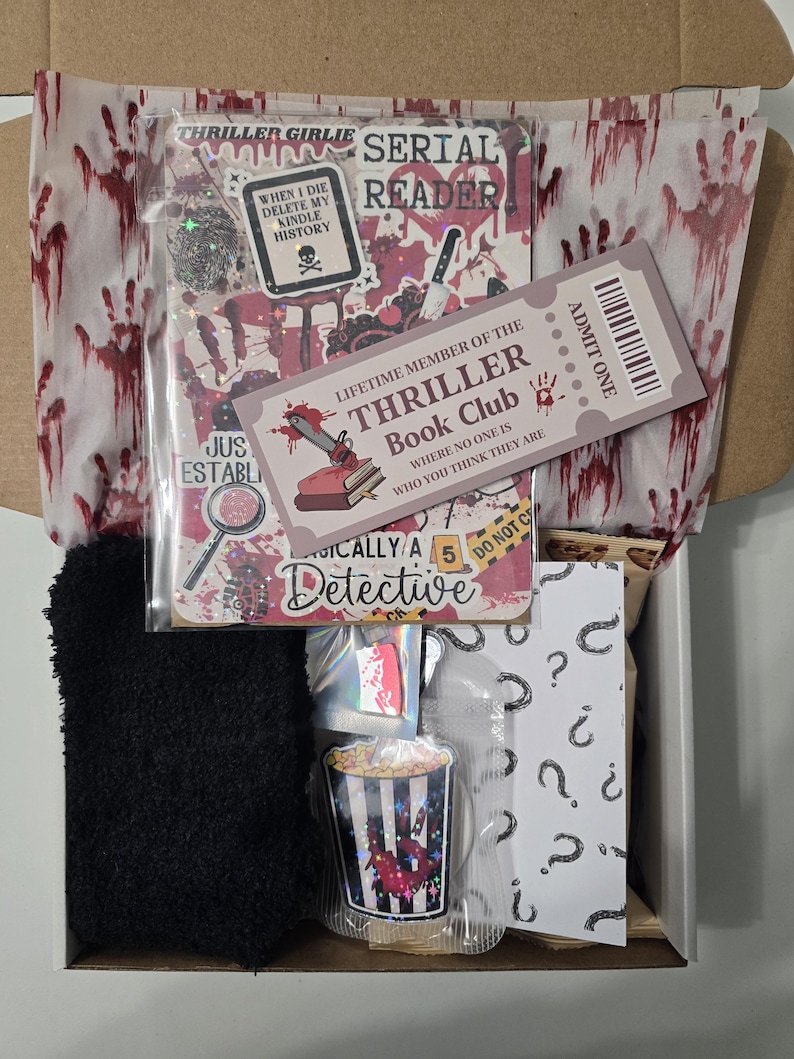 Blind Date with a Kindle Mystery Box | E-Reader Blind Date with A Book Box | Includes Insert, Magnetic Grip, Charm, Dust Plug and More! image 11