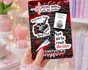 Kindle Insert | Holographic Cardstock Inserts for Kindle | Kindle Stickers | Kindle Aesthetic | Kindle Accessories | Thriller Brick Design