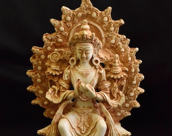 6" Maitreya Buddha Statue Handmade Statue of Future Buddha Religious Buddhist Gift Item