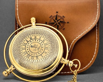 The Golden Compass alethiometer Seeker of Truth Cult Movie Lover-symboollezer met leren omslag