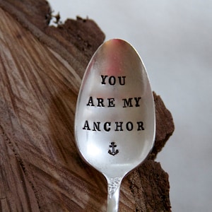 You Are My Anchor Vintage Everyday, Birthday, Anniversary Gift Nautical, Anchor, Sailor gift image 1