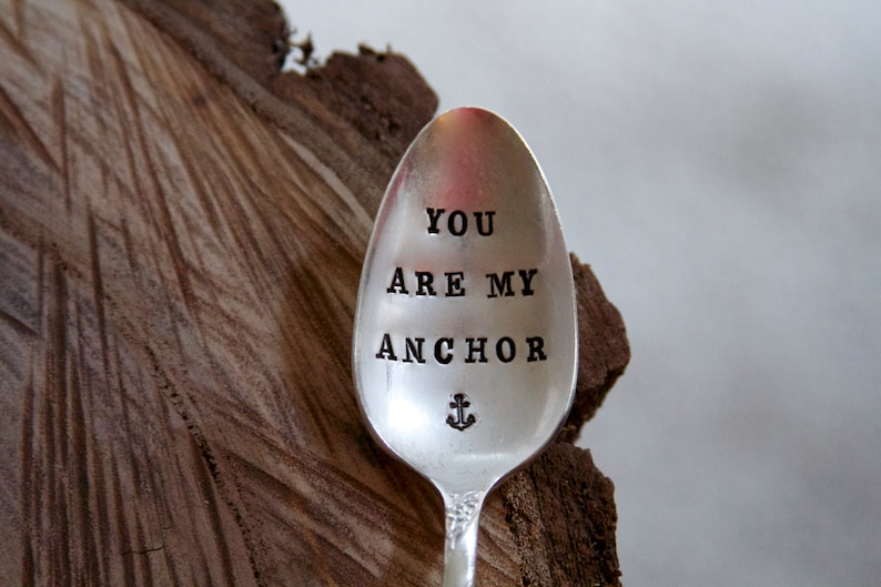 You Are My Anchor Vintage Everyday, Birthday, Anniversary Gift Nautical, Anchor, Sailor gift image 1