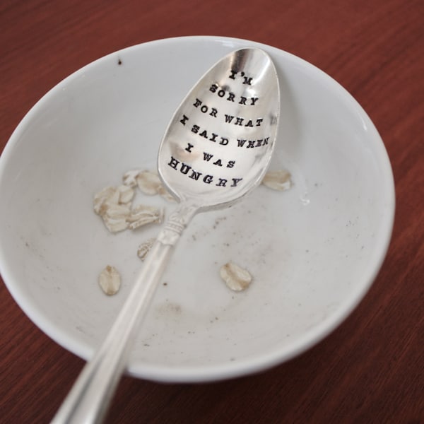 When I Was Hungry Etsy