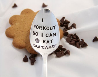 I Workout So I Can Eat Cupcakes - Stamped Spoon - Fitness Motivation, Workout, Healthy Living, and Encouragement