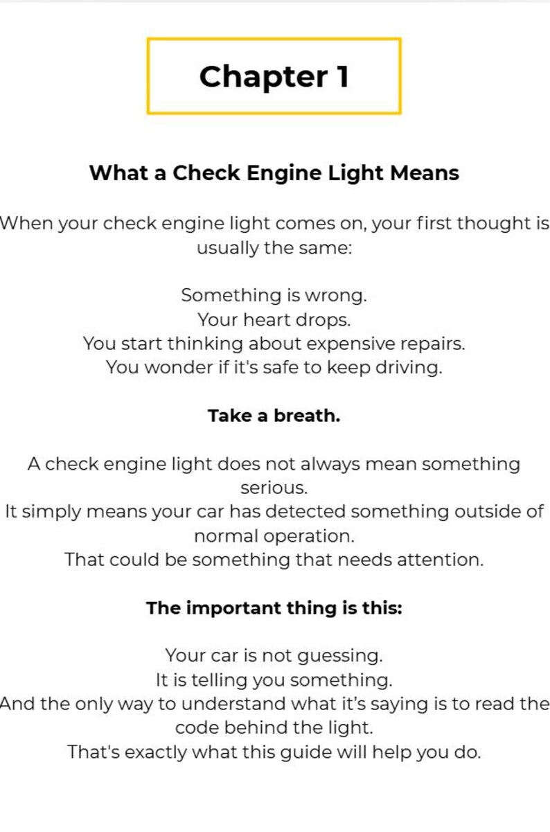 Check Engine Light Help Check Engine Light Help | OBD2 Scanner Guide for Beginners | Read Car ...
