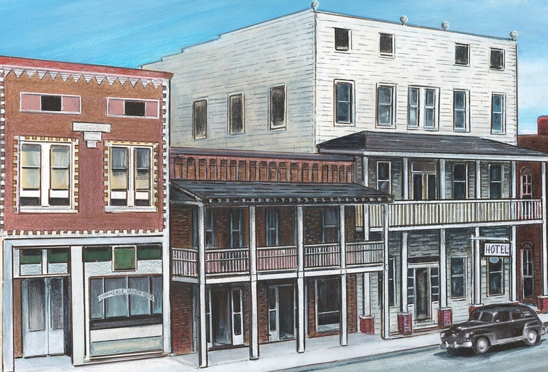 West Side Court Square Camden, TN 1946 Etsy