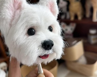 Custom Realistic Dog Plush Clone, Look Alike Pet Replica Stuffed Animal, Pet Loss Memorial Sympathy Gift, Personalized Puppy Keepsake