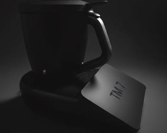 Abdeckung für Display Thermomix TM7 – All Black – hochwertiger Schutz – Display // Variation mit Waagenaufsatz