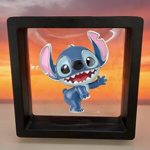 Disney Lilo & Stitch Waving Stitch Pure Silver Pendant,compatible with Pandora bracelets and necklaces,Christmas gift,personalized pendant. bild 2