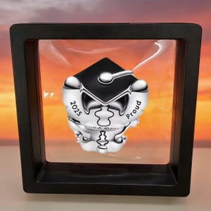 Adornos navideños de graduación de Disney Stitch, colgante de pulsera, colgante de plata, regalo para ella, colgante de viaje, regalo del Día de la Madre. imagen 2
