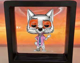 Disney's Zootopia Fox Nick Sterling Silver Pendant, compatible with Pandora bracelets and necklaces, Christmas gift, personalized pendant.