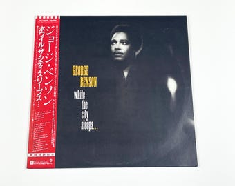 Vinile Jazz Funk LP - George Benson - While the City Sleeps - Stampa giapponese con Obi