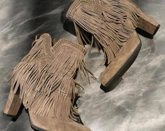 Botines de ante con flecos 'Kaleb' de Sam Edelman