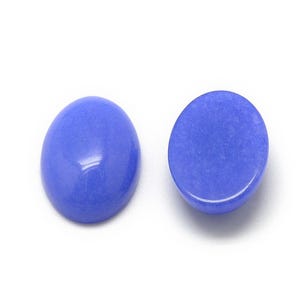 カボション オーバル ジェイド ナチュレル 18 mm カボション アン ジェイド Vendu à l'unité