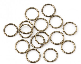 200 anneaux de jonction ouverts en métal bronze anneaux bronze 5 mm - E4.4