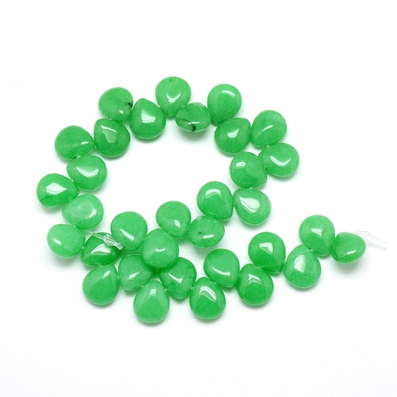 Perle gota Jade Vert 12 mm perle pierre jade Portugal