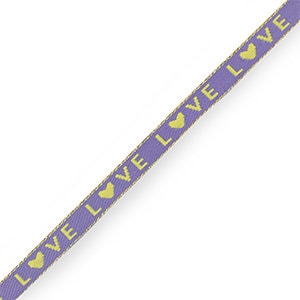 1 metro ruban à message tissé love ruban pour braccialetto 10 mm largeur ruban texte love