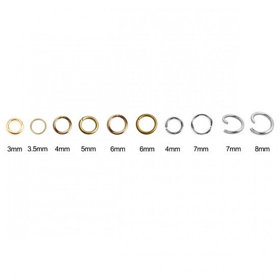 Apprêts Anneaux jonction ouverts 4mm Métal Doré 4558550036544 500pc env Apprêts Anneaux jonction ouverts 4mm Métal Doré 4558550036544 500pc env