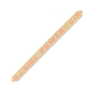 1 metro di ruban per messaggio tissé ruban per braccialetto 10 mm grande ruban texte Girl power