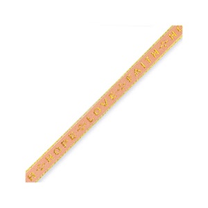 1 metro ruban à messaggio tissé amore fede speranza ruban per braccialetto 10 mm grande ruban testo amore fede speranza