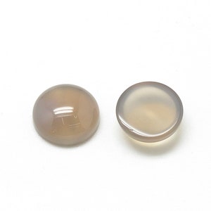 カボション ロン アン ピエール ナチュレル アゲート 12 mm カボション アゲート Vendu à l'unité