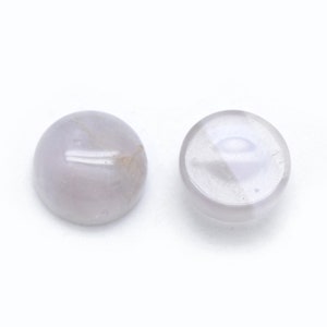 カボション ロンド アン ピエール アメジスト 8 mm カボション アメジスト Vendu à l'unité