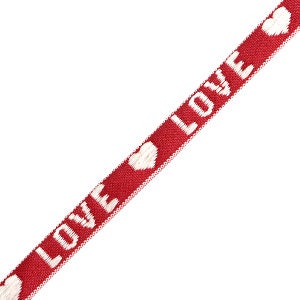 1 metro ruban com mensagem tissé love ruban para pulseira 10 mm grande ruban texte love