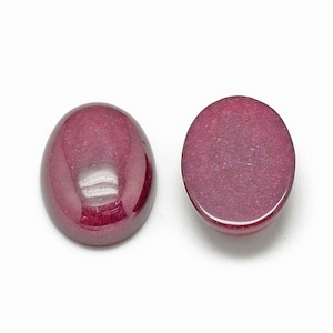カボション オーバル ジェイド ナチュレル 18 mm カボション アン ジェイド Vendu à l'unité
