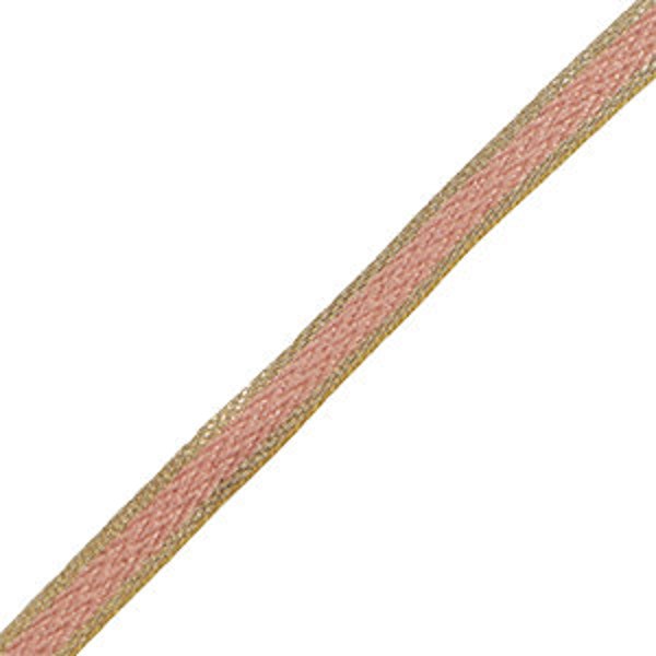 Ruban rose vintage rubangießen Armband 6 mm largeur ruban rose doré - 0,50 cm