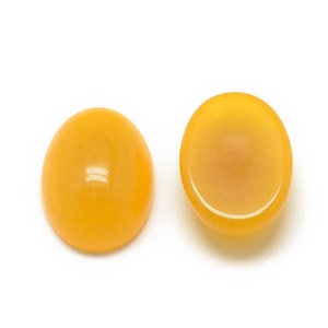 カボション オーバル ジェイド ナチュレル 18 mm カボション アン ジェイド Vendu à l'unité