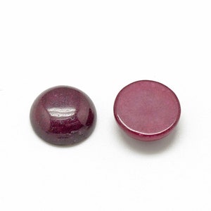 カボション ロンド アン ピエール ナチュレル ジェイド 12 mm カボション ジェイド Vendu à l'unité