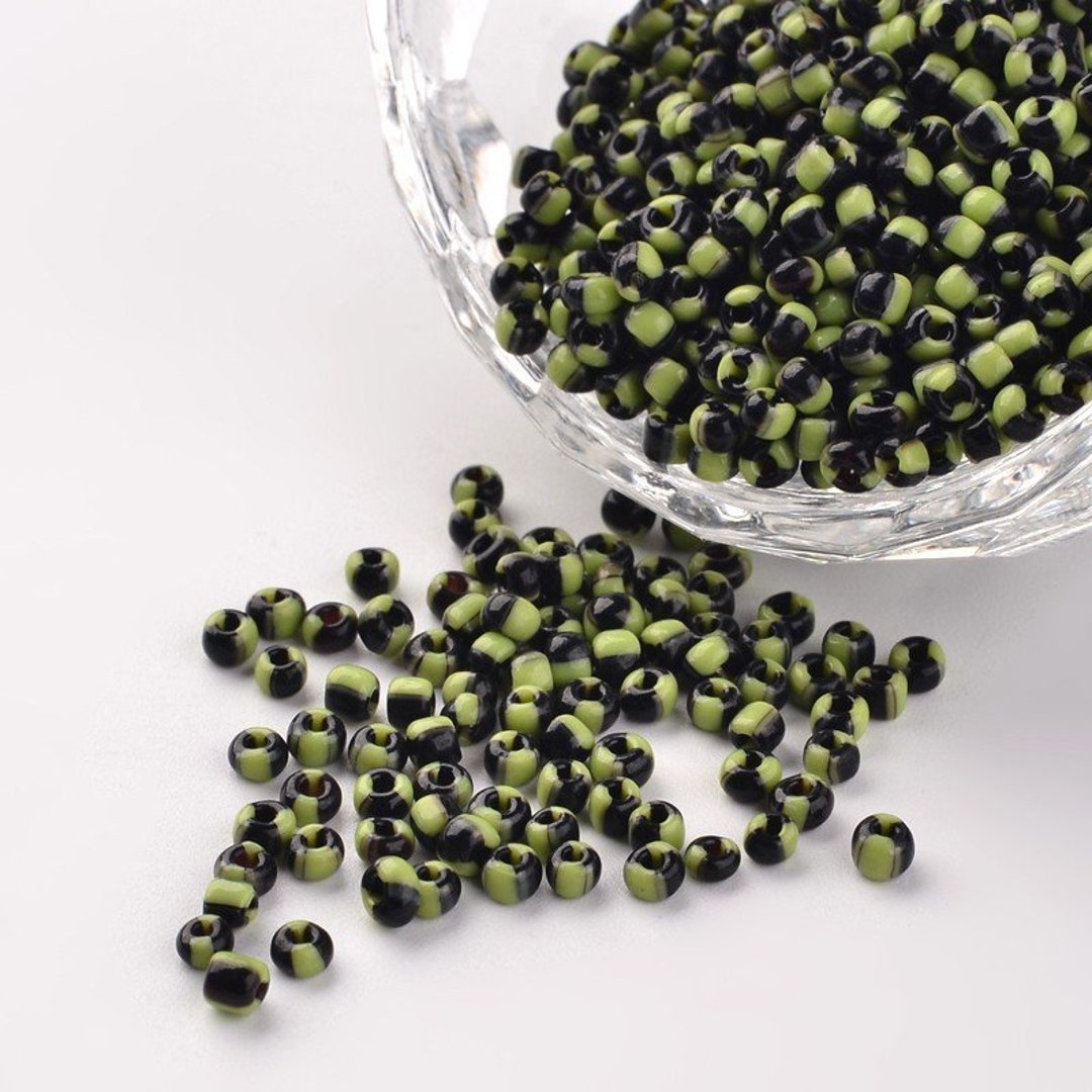 Lot De Perles De Rocaille – Environ 23g – Mélange Transparent, Opaque, Mat – N°77