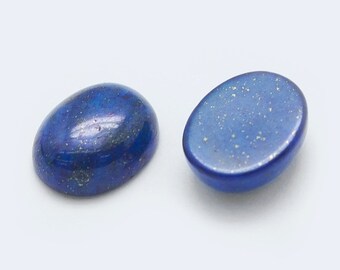Cabochon owalny Lapis Lazuli Naturelle 10 x 8 mm Cabochon Lapis Lazuli Vendu à l'unité