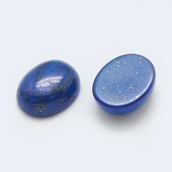 Cabochon ovale Lapis Lazuli naturelle 10 x 8 mm cabochon lapis lazuli vendu à l'unité