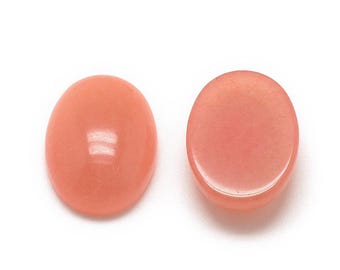 Cabochon ovale Jade naturelle 18 mm cabochon en Jade vendu à l'unité