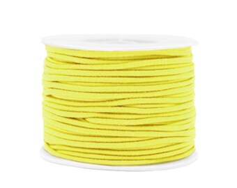 Corda Elastica 2mm X 5m Gialla - Elastico Per Braccialetti, Cucito, Tende E Lavori Fai Da Te - Foto 2