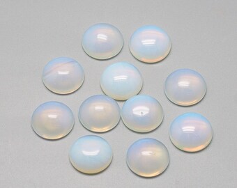 Cabochon rond Opalite naturel 6 mm cabochon en Opalite vendu à l'unité