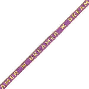 1 metro ruban à message tissé dreamer ruban pour bracciale 10 mm grande ruban texte Dreamer