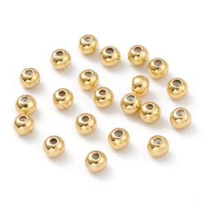 Fermoir mousqueton 15 mm Doré à l'or fin x1 - Perles & Co