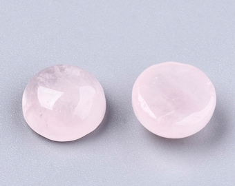 Cabochon rond quartz rose naturelle Cabochon dôme 8 mm vendu à l'unité