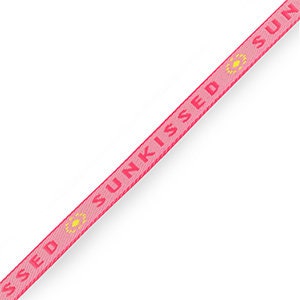 1 metro di ruban per messaggio tissé Sunkissed per braccialetto 10 mm grande ruban texte