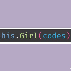 This Girl Codes Stickers